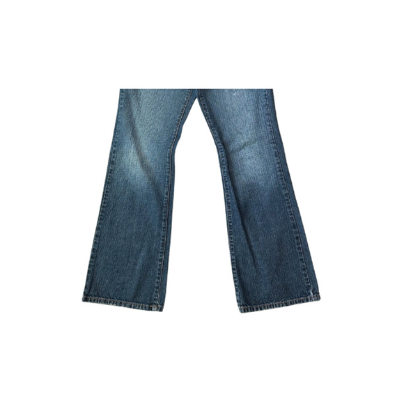Lucky Brand Jeans Slim Bootleg Distressed Button Fly Regular Denim Blue Men’s 30 - Picture 3 of 11